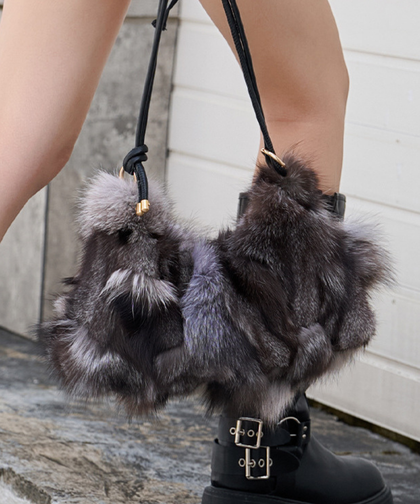Auvréa Plush Fur Shoulder Bag
