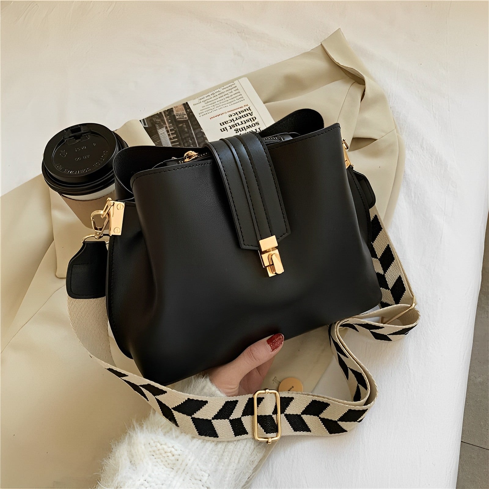 Selva Vegan Leather Crossbody Bag
