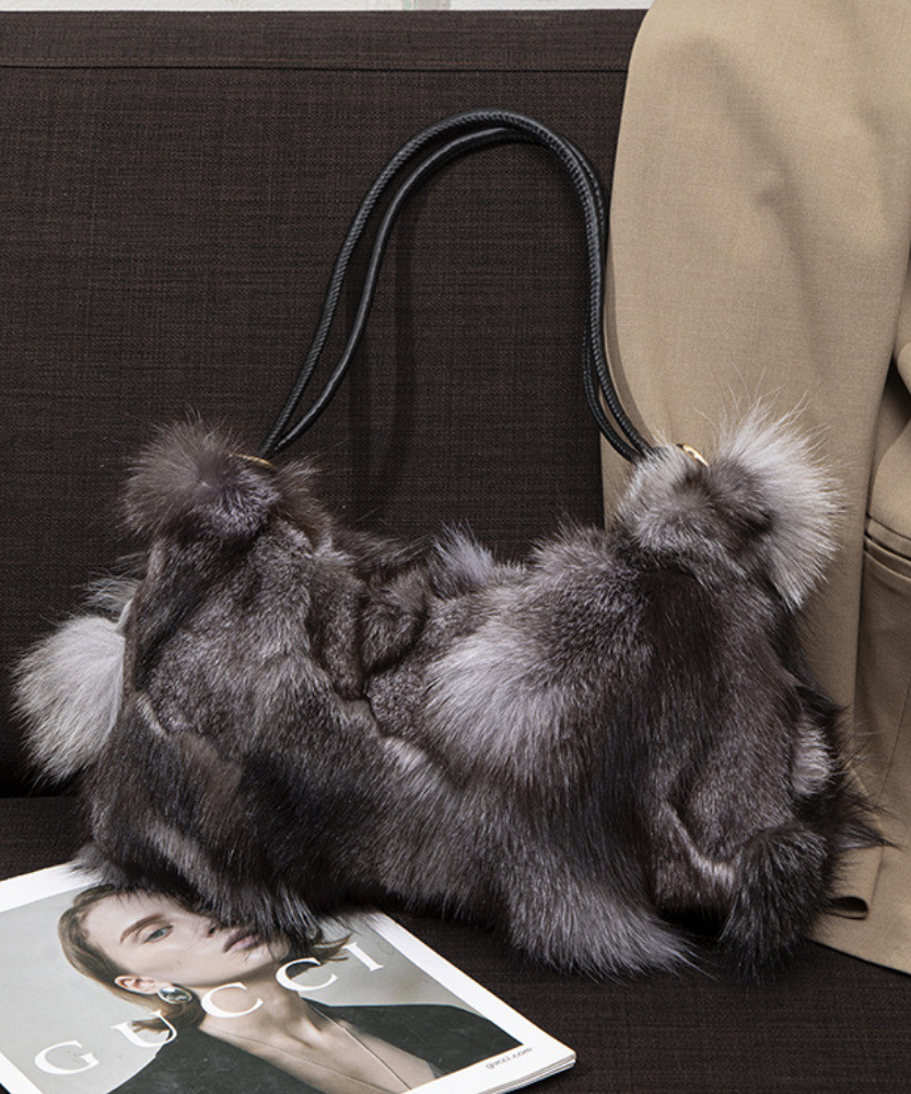 Auvréa Plush Fur Shoulder Bag