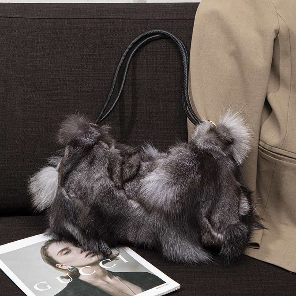 Auvréa Plush Fur Shoulder Bag