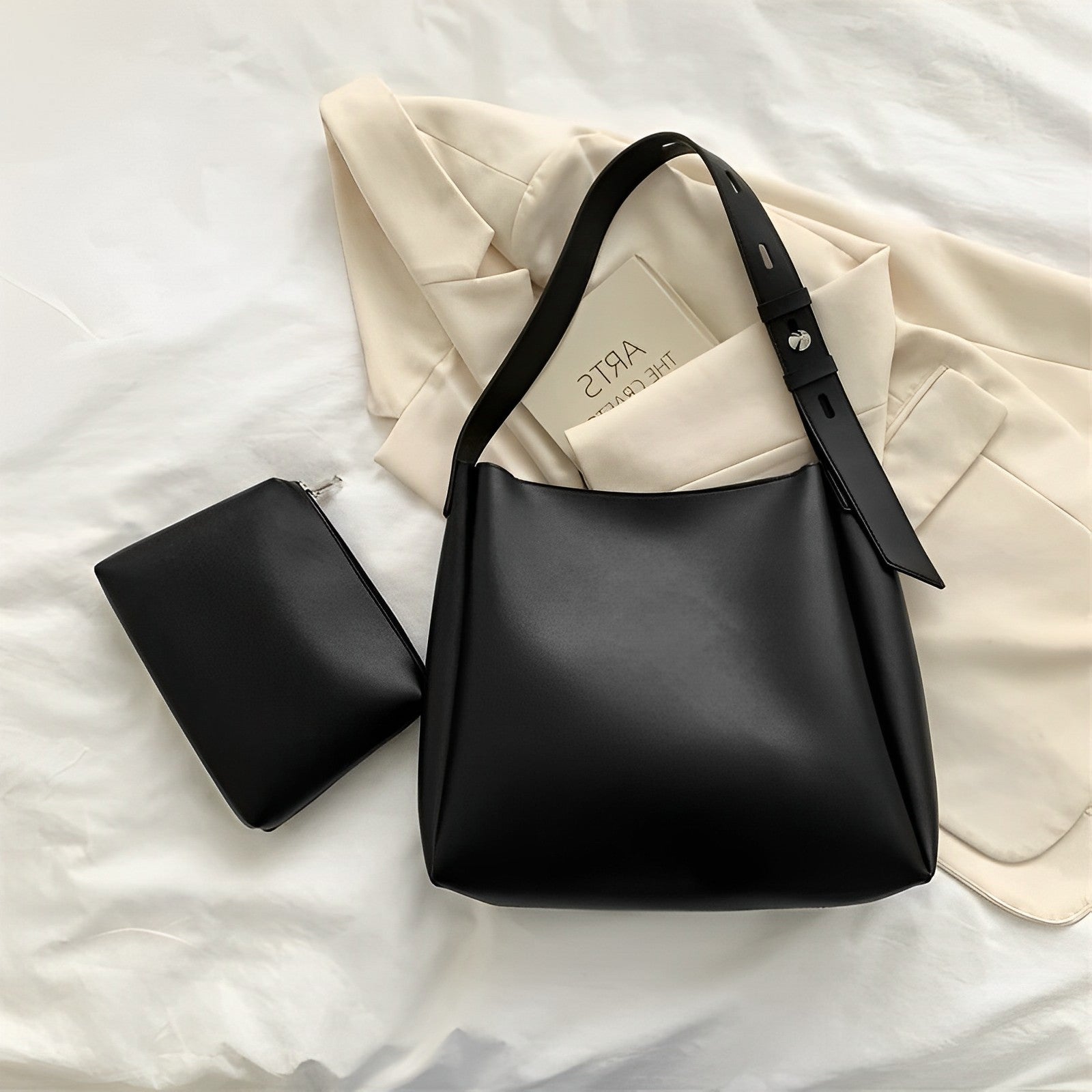 Maud Vegan Leather Hobo Bag