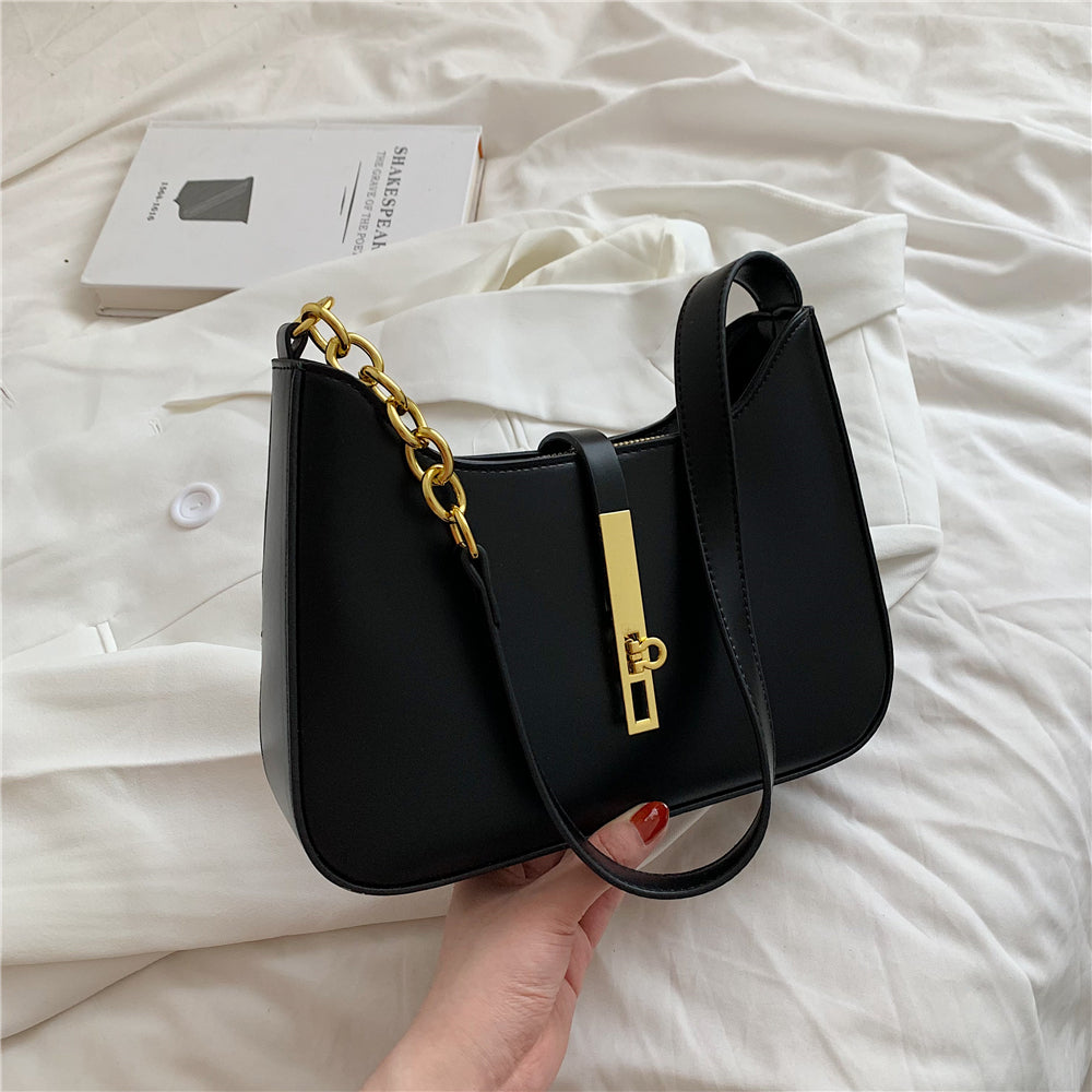 Allia Vegan Leather Shoulder Bag