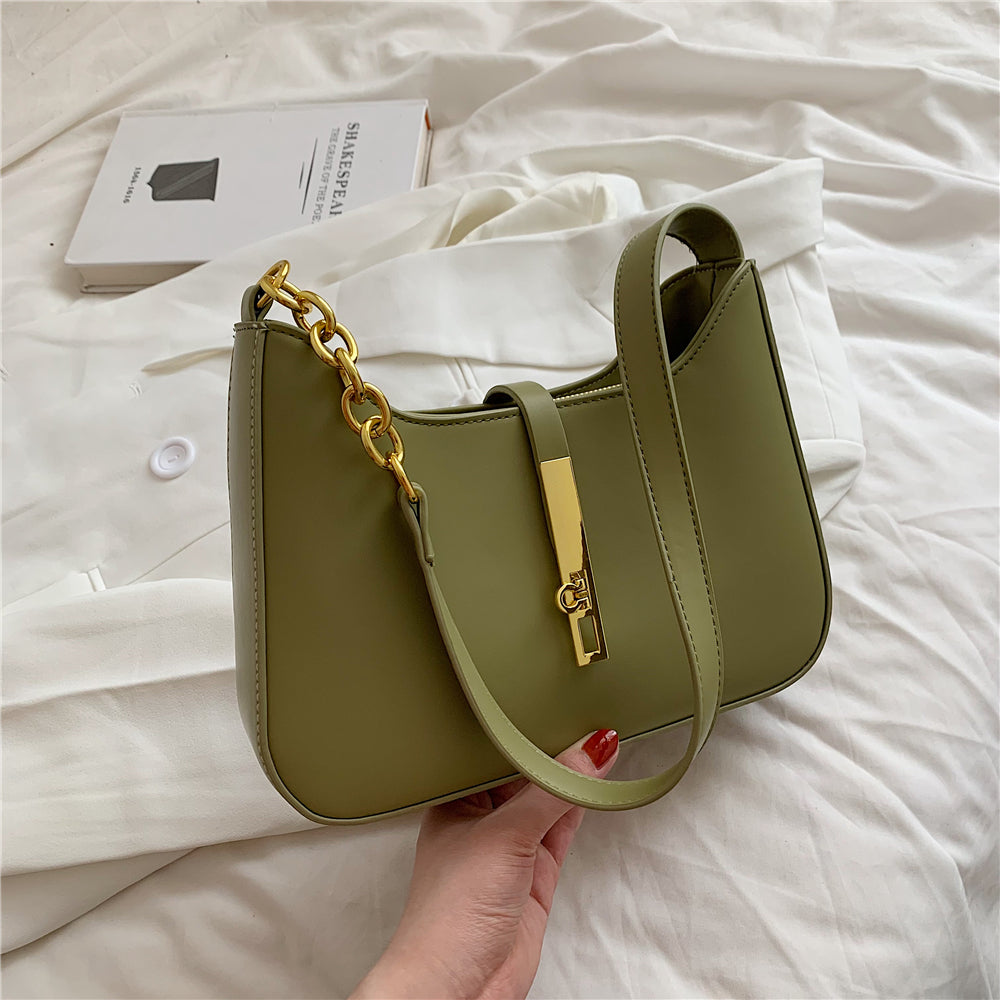 Allia Vegan Leather Shoulder Bag