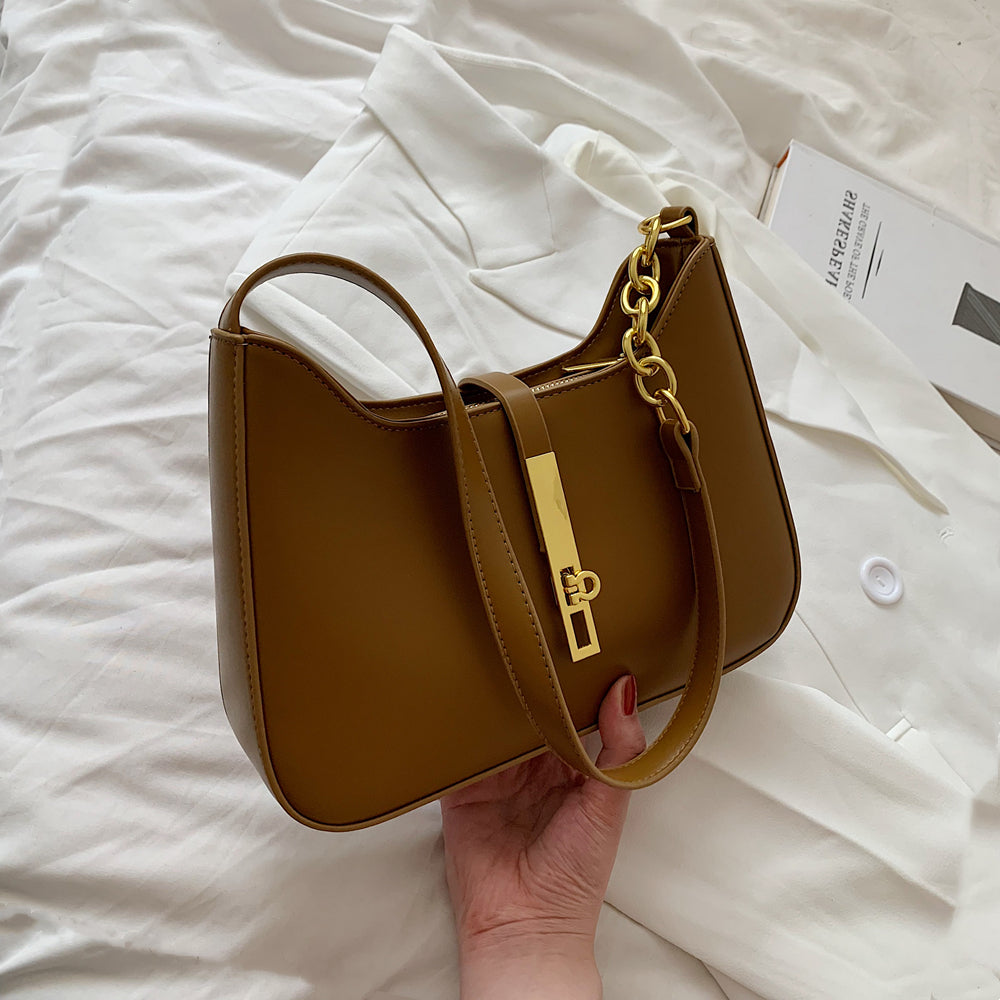 Allia Vegan Leather Shoulder Bag