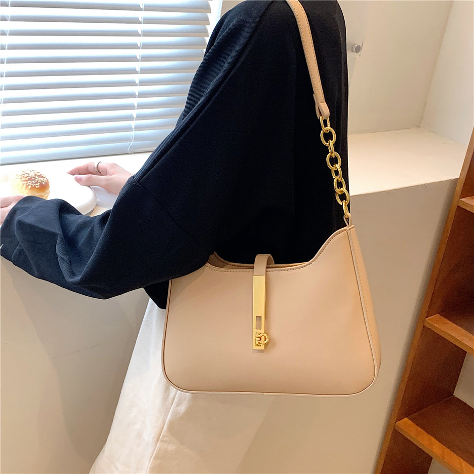 Allia Vegan Leather Shoulder Bag