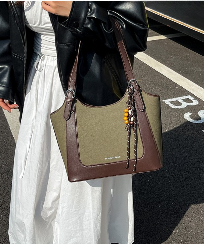 Norella Two-Tone Tote Bag