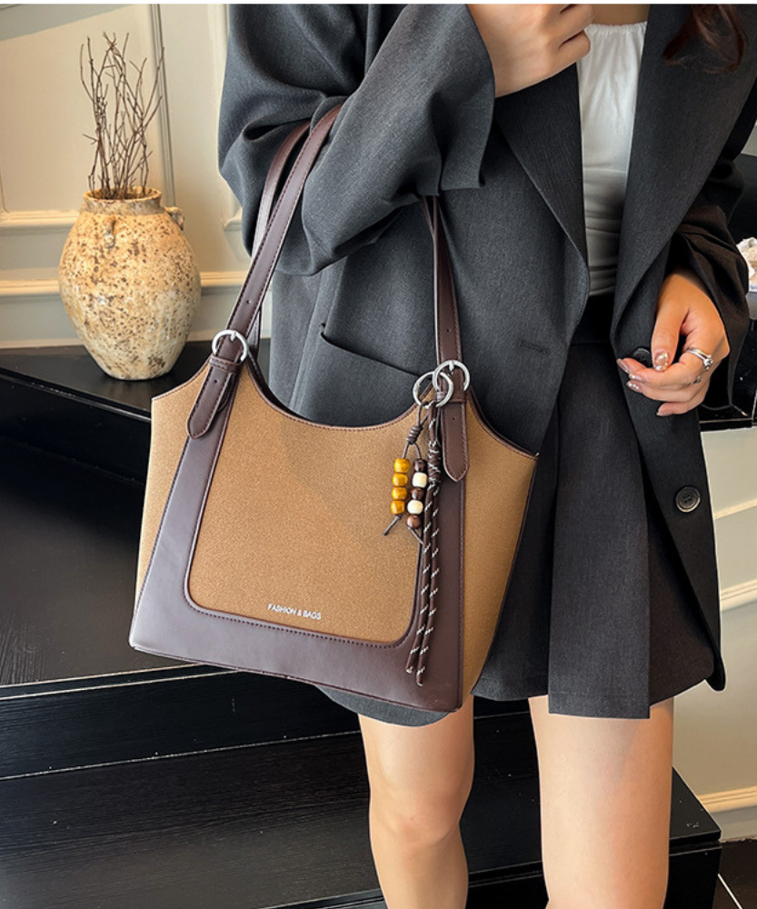 Norella Two-Tone Tote Bag