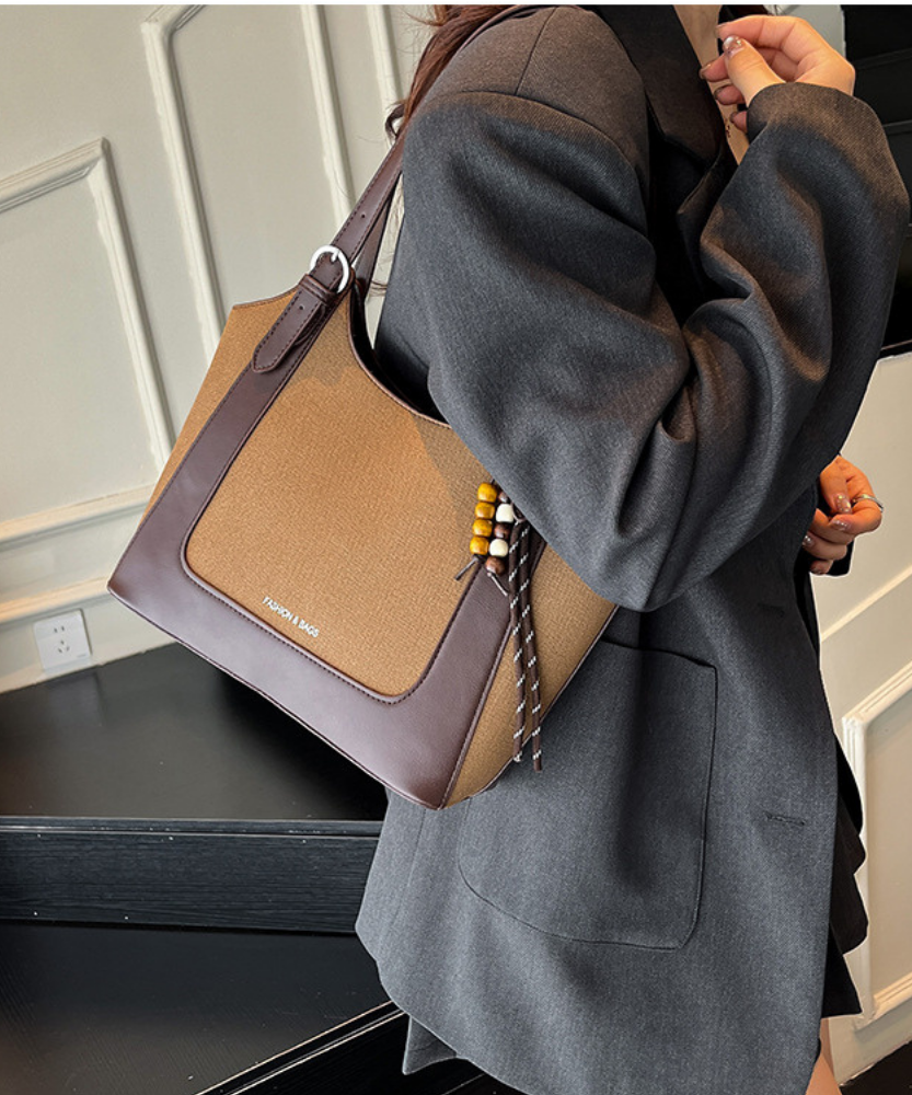 Norella Two-Tone Tote Bag