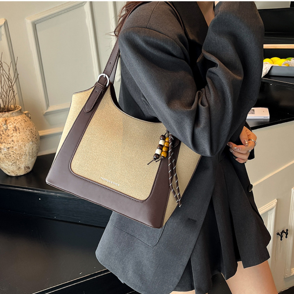 Norella Two-Tone Tote Bag