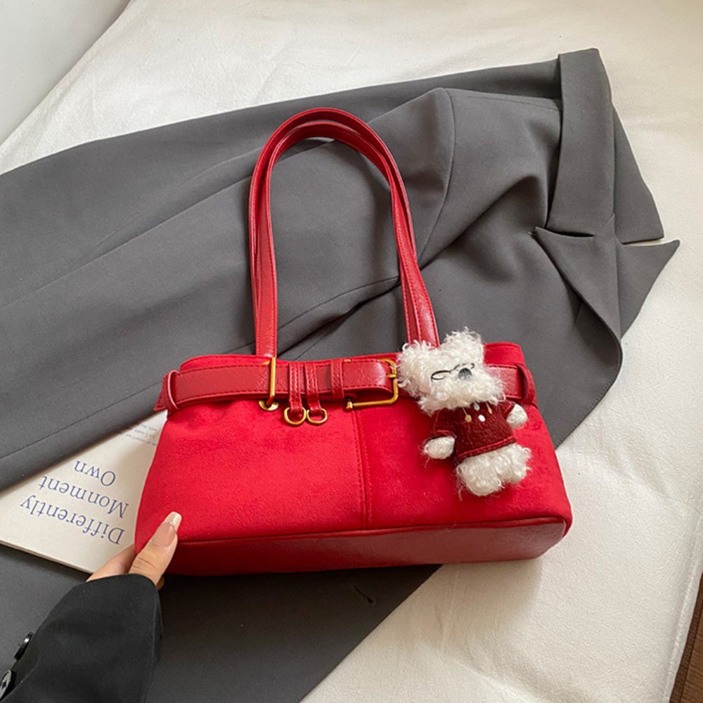 Lunéa Cat Charm Shoulder Bag