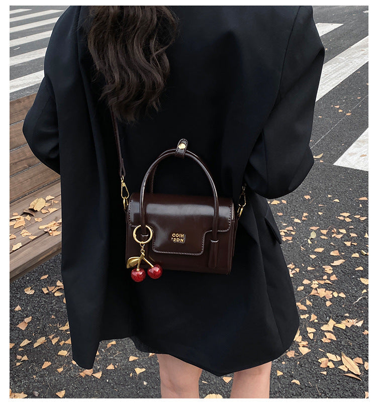 Cerise Cherry Charm Mini Handbag