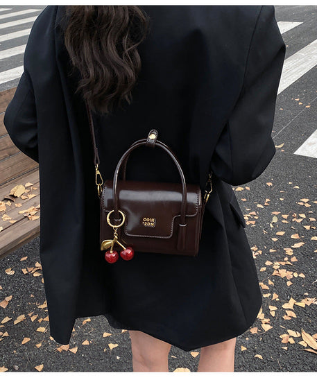 Cerise Cherry Charm Mini Handbag