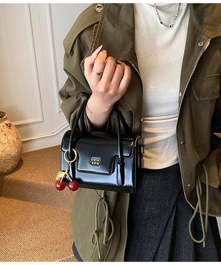 Cerise Cherry Charm Mini Handbag