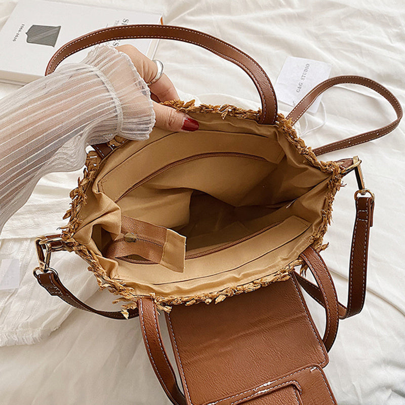 Sunny Vegan Leather Tote Bag