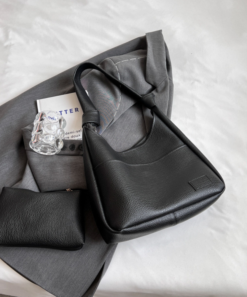 Nava Vegan Leather Hobo Bag