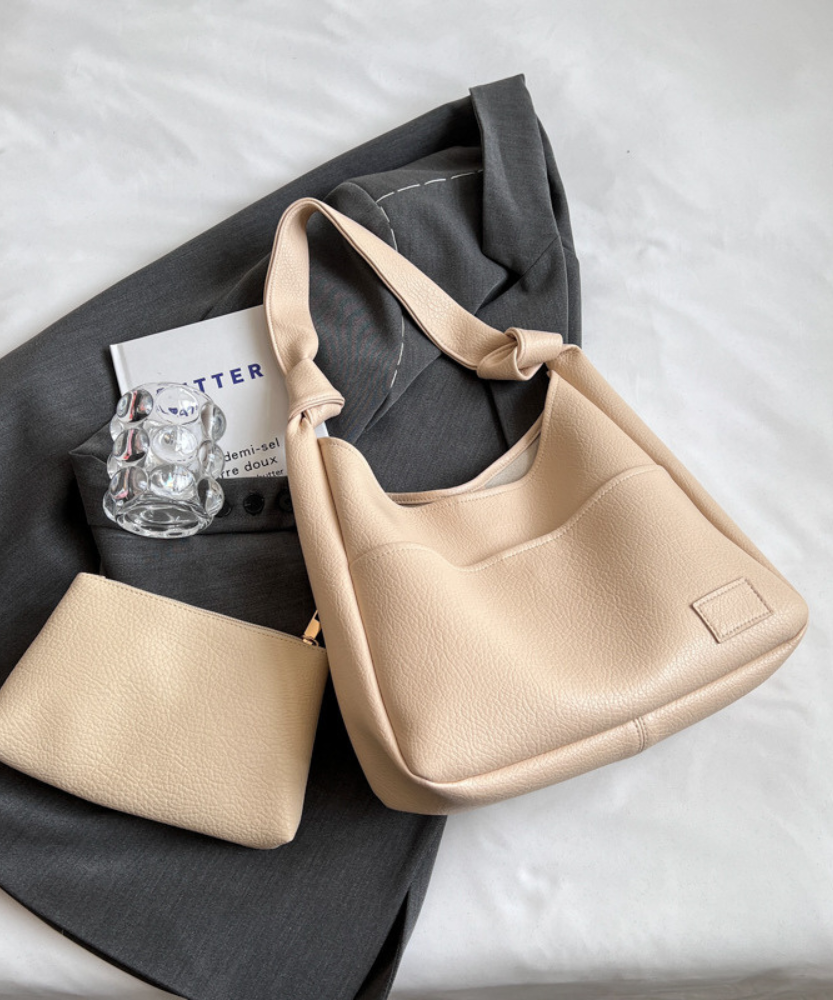 Nava Vegan Leather Hobo Bag
