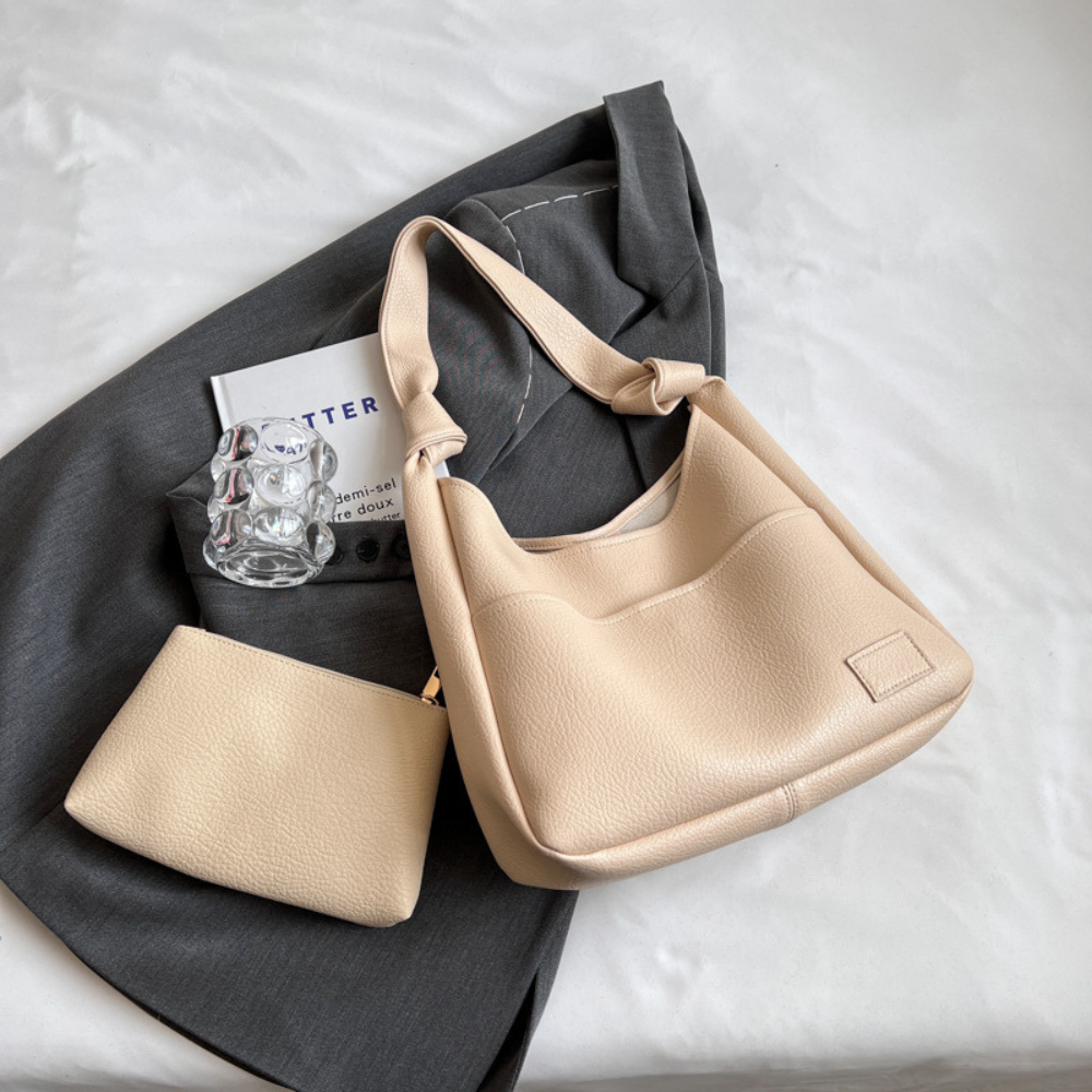 Nava Vegan Leather Hobo Bag
