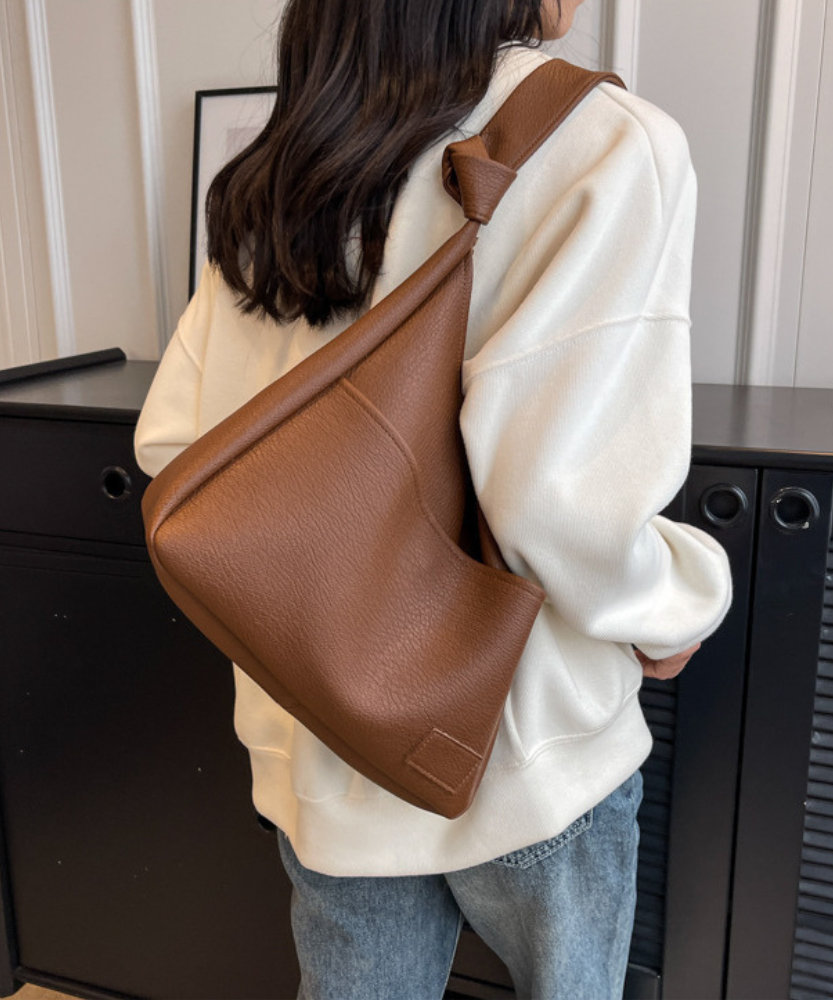 Nava Vegan Leather Hobo Bag