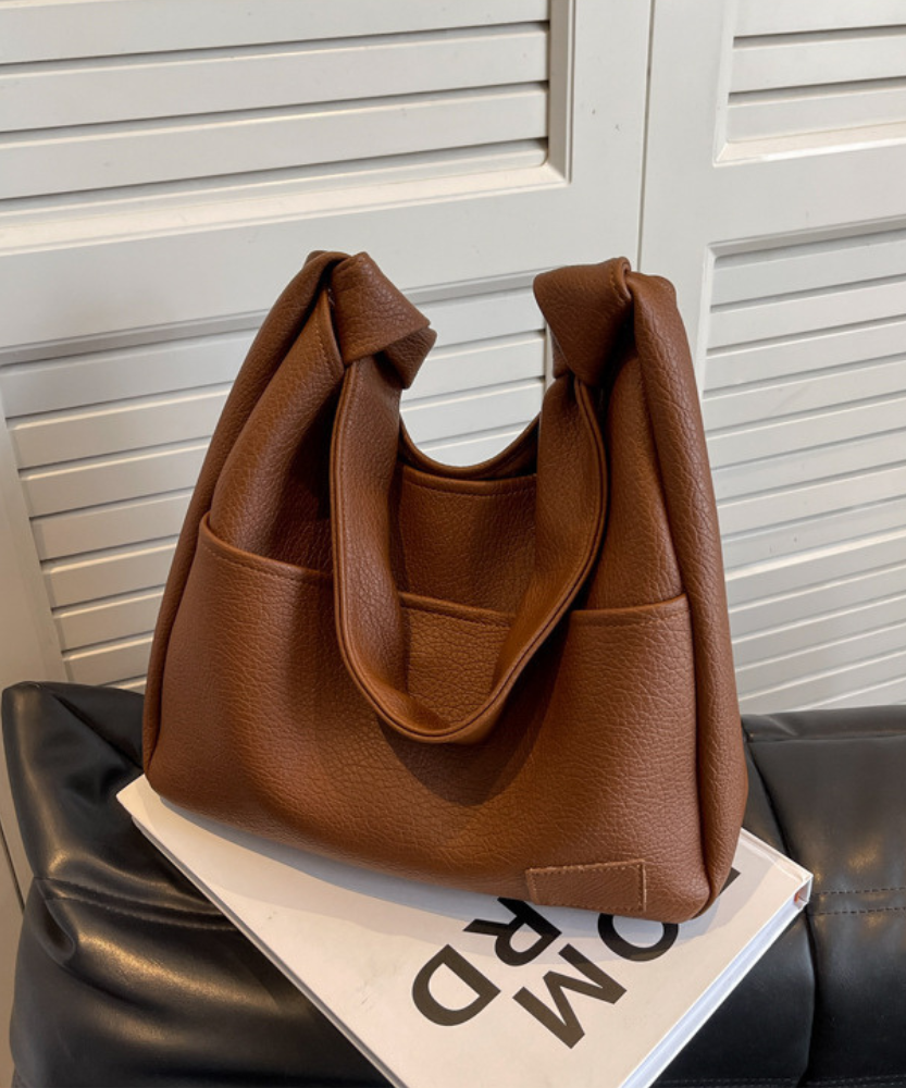 Nava Vegan Leather Hobo Bag