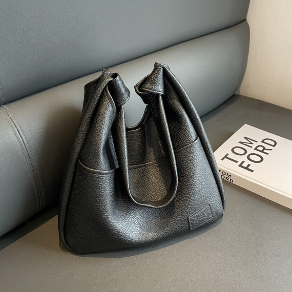 Nava Vegan Leather Hobo Bag