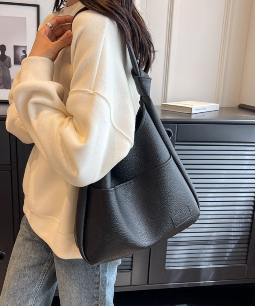 Nava Vegan Leather Hobo Bag