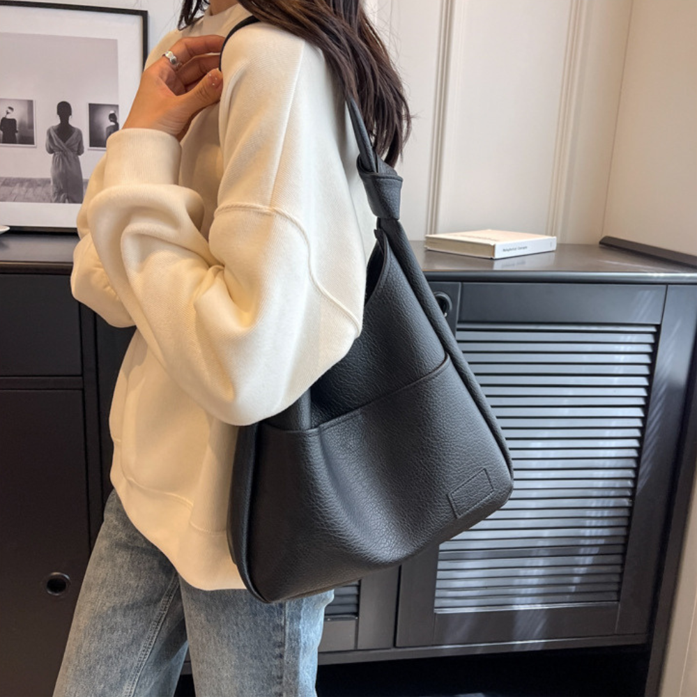 Nava Vegan Leather Hobo Bag