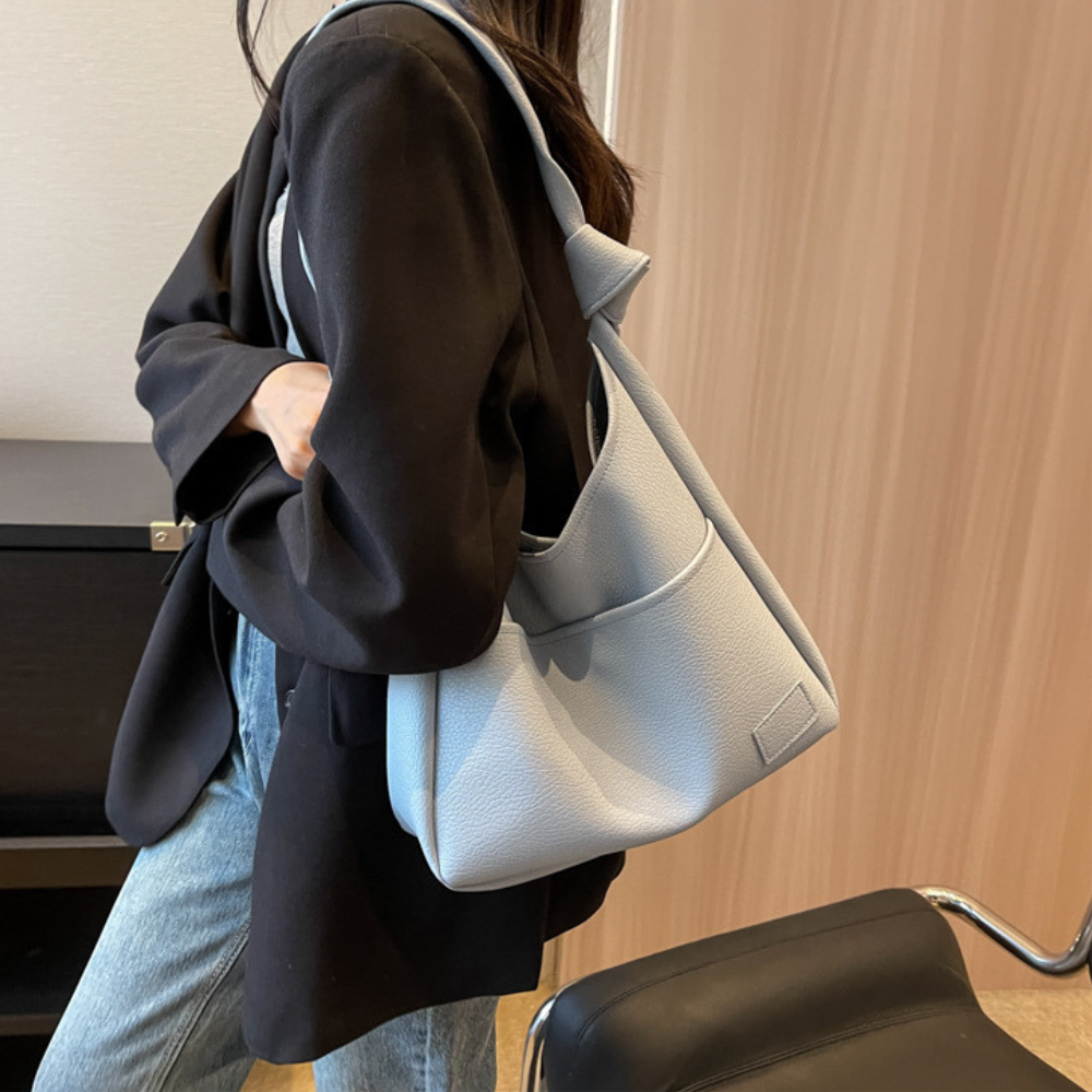 Nava Vegan Leather Hobo Bag