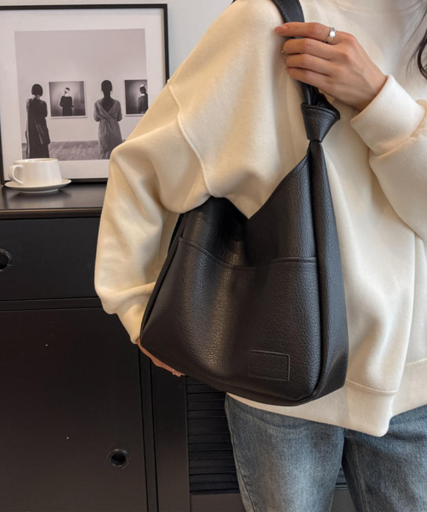 Nava Vegan Leather Hobo Bag