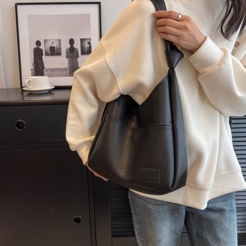 Nava Vegan Leather Hobo Bag