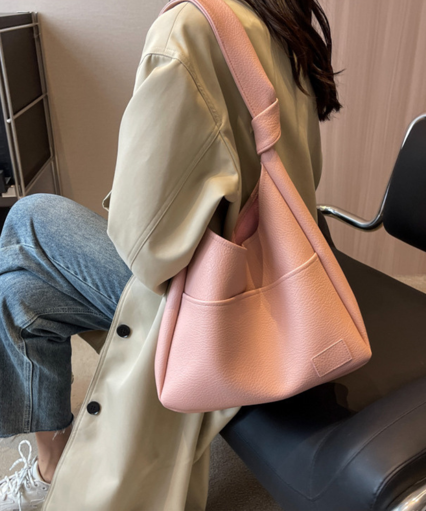 Nava Vegan Leather Hobo Bag