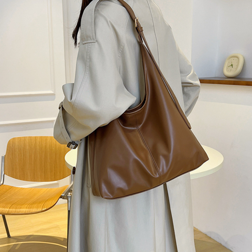 Naora Vegan Leather Hobo Bag