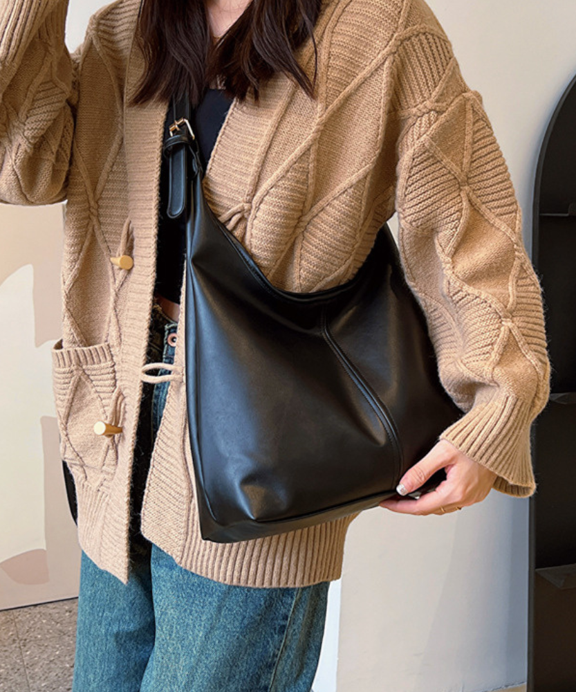 Naora Vegan Leather Hobo Bag