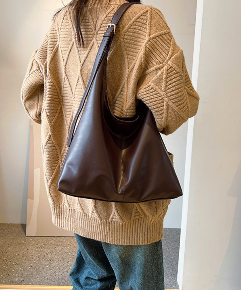 Naora Vegan Leather Hobo Bag