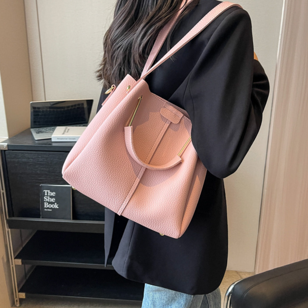 Elyna Vegan Leather Shoulder Bag