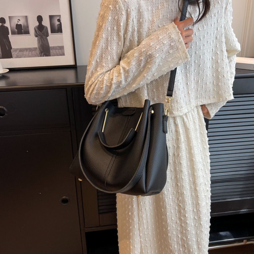 Elyna Vegan Leather Shoulder Bag